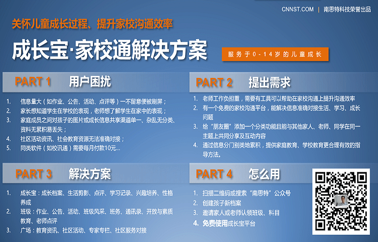 成長(zhǎng)寶·家校通整體解決方案